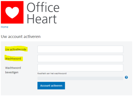 activatie portaal