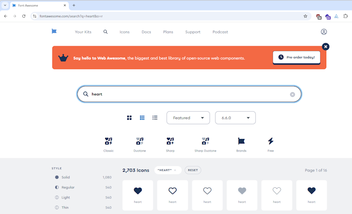 FontAwesome